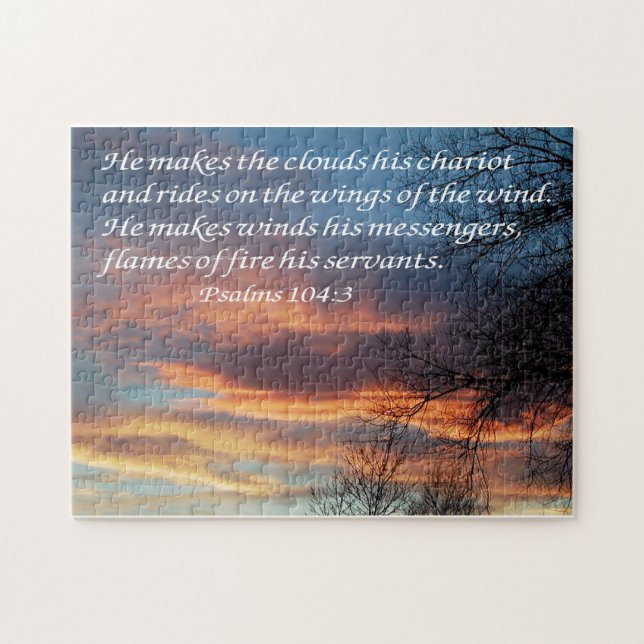 Psalms104:3 Pussel (Horisontell)