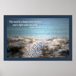 Psalms139:105 Poster