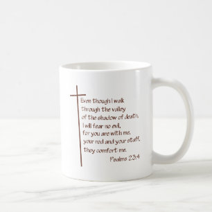 Psalms23:4 Kaffemugg