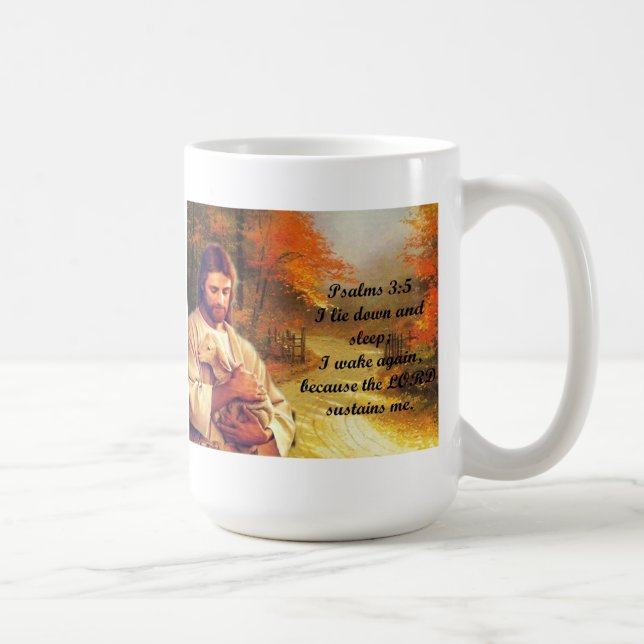 Psalms3:5mugg Kaffemugg (Höger)