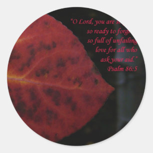 Psalms86:3 Runt Klistermärke