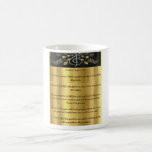 Psalms 100 - Guld Kaffemugg