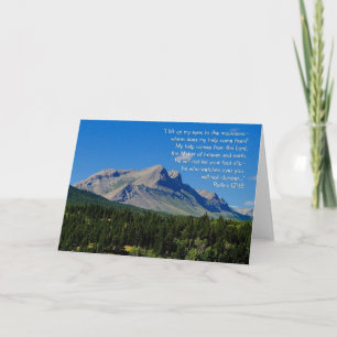 Psalms 121:1-3 inspirerande kort