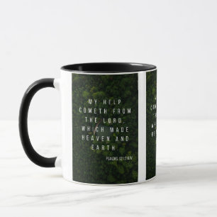 Psalms 121:2 KJV Bible Scripture Pic Two-Tone Mugg