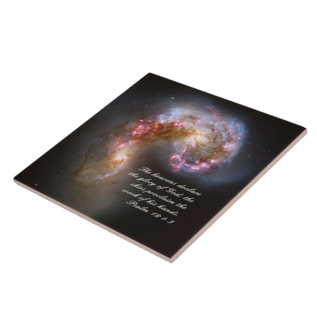 Psalms 19 inspirerande kakelplatta (Sidan)