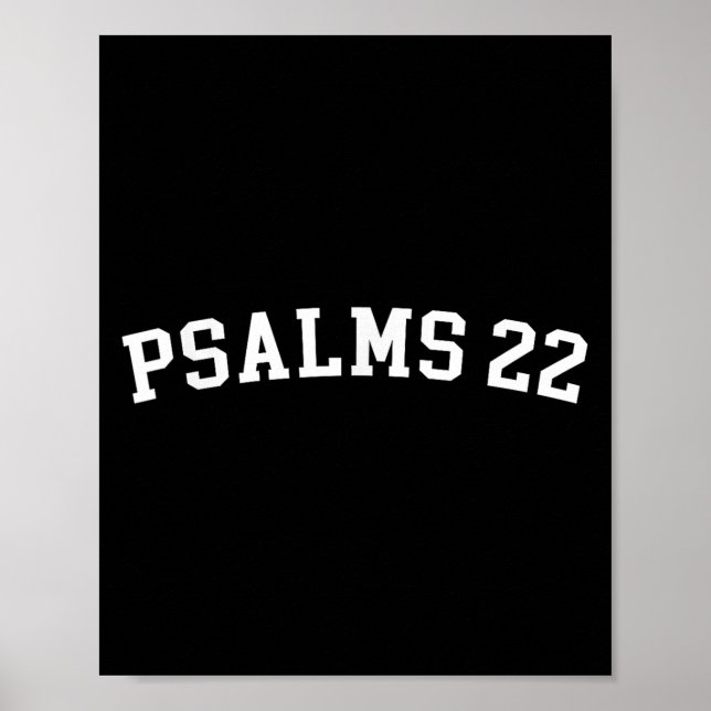 Psalms 22  poster (Framsidan)