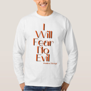 Psalms 23:4 Bible Verse Quote Manar T Shirt