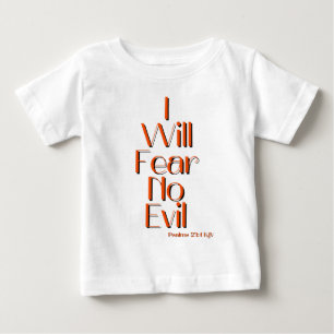 Psalms 23:4 Bläddra versalcitat T Shirt