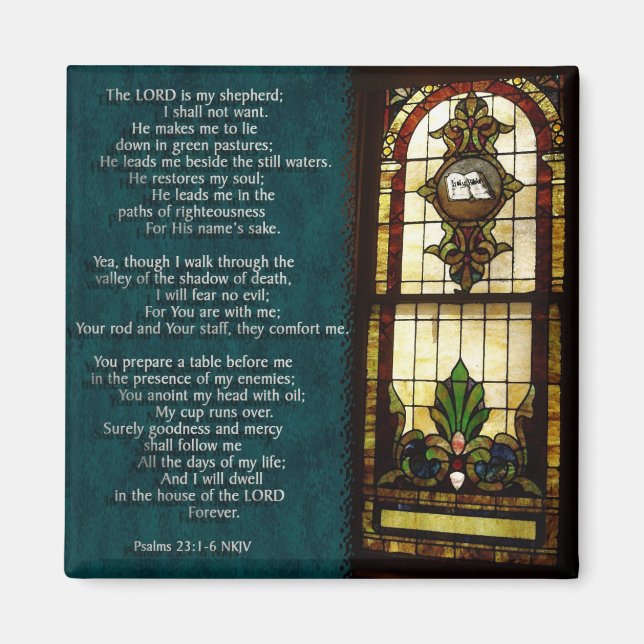 Psalms 23 magnet (Framsidan)
