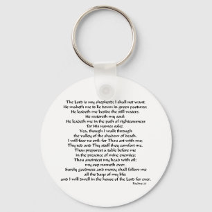 Psalms 23 nyckelring