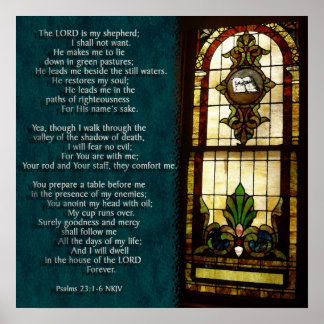 Psalms 23 poster