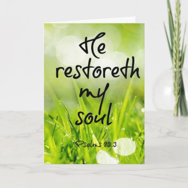 Psalms 23 Praying for You Kort (Framsida)