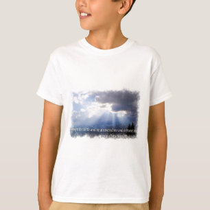 Psalms 34:4 på ljus tee shirt