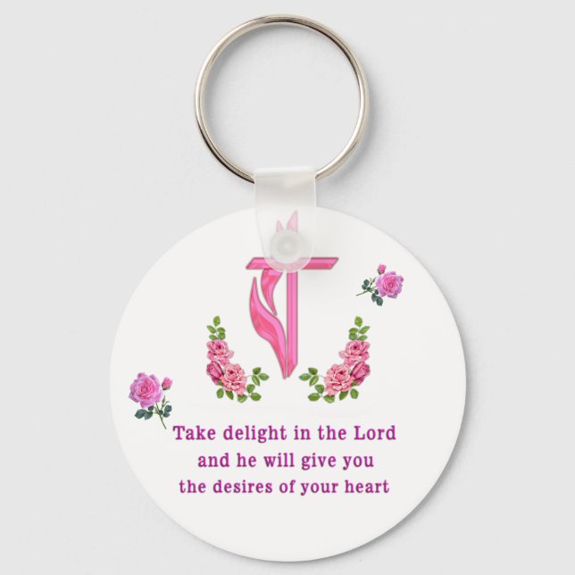 Psalms 37:4 nyckelring (Framsida)