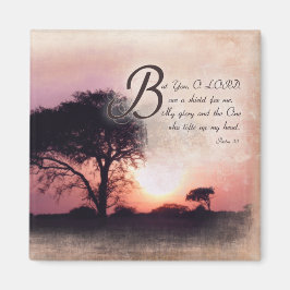Psalms 3:3/Bible Verse Encouragement Magnet
