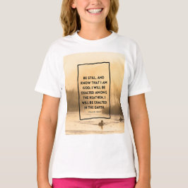 Psalms 46:10 KJV Var Still Kristet Bibelvers T Shirt