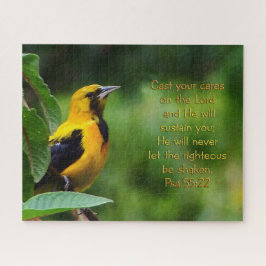 Psalms 55:22 inspirationerande pussel