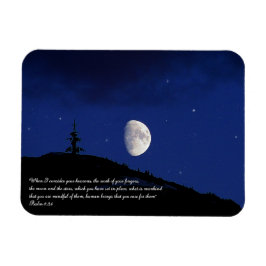 Psalms 8:3,4 Skripturinspiration Magnet