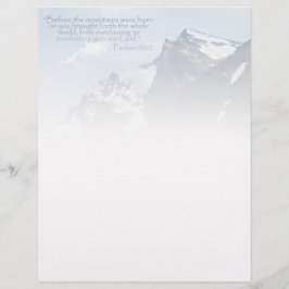 Psalms 90:2 Rocky mountains inspiration Brevhuvud