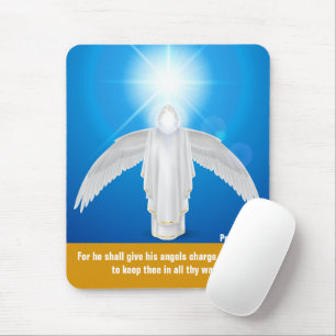 Psalms 91:11 Mousepad Musmatta