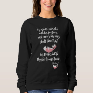 Psalms 91 han ska täcka dig med sina fjädrar Kjv T Shirt
