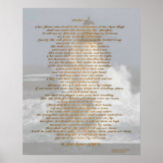 Psalms 91 poster