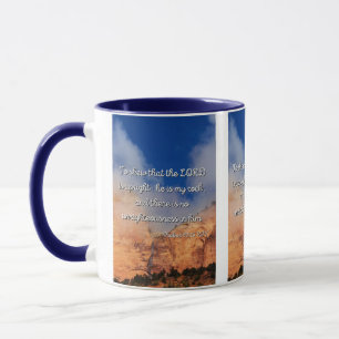 Psalms 92:15 Bible Verse Two-Tone Mugg