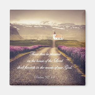 Psalms Bible Verse: House of the Lord Magnet