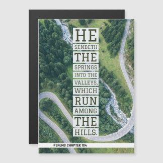 Psalms kapitel 104 magnetisk inbjudningskort