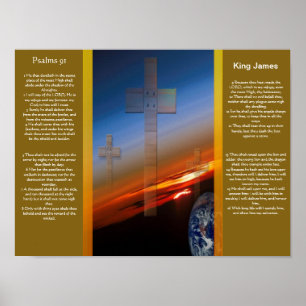 Psalms kapitel 91 Poster 1