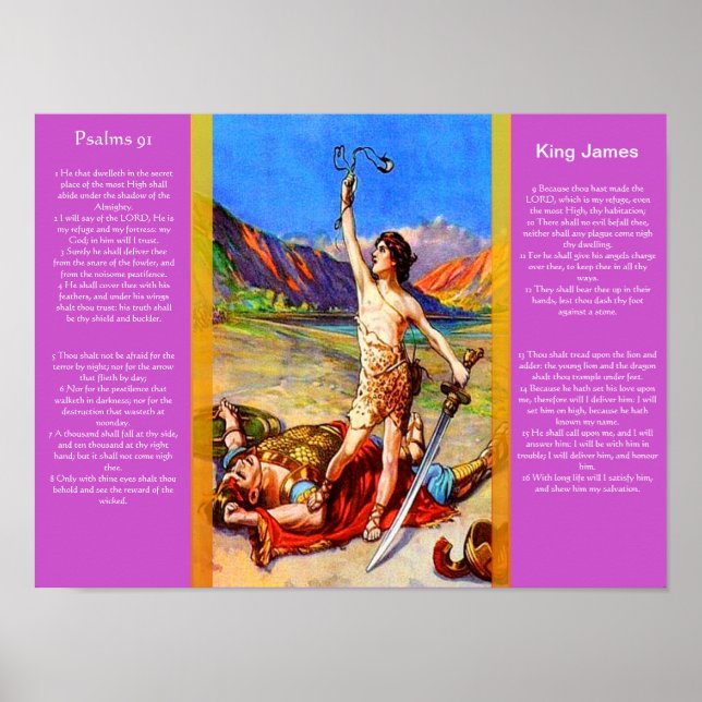 Psalms kapitel 91 Poster 8 (Framsidan)
