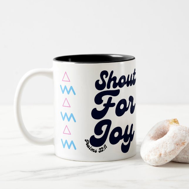 Psalms Mugg Christian Motivation Bible Verse Moder (Med munk)