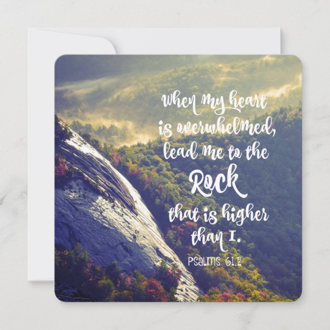 Psalms: när mitt hjärta är överväldigat. (Framsida)