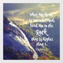 Psalms: när mitt hjärta är överväldigat.