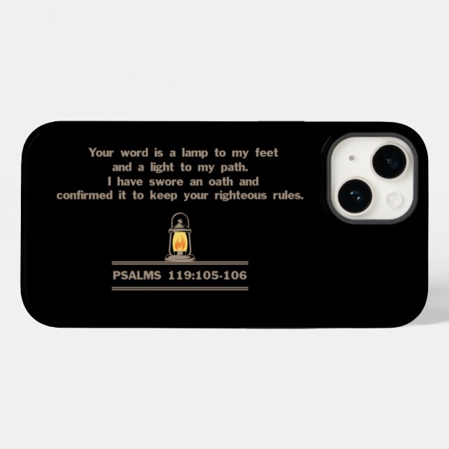 Psalms Phone Case (Baksida (horisontell))
