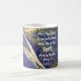 Psalms-skript för inspirationell komprimering kaffemugg