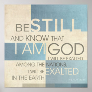 PsalmScriptureCollage II Poster