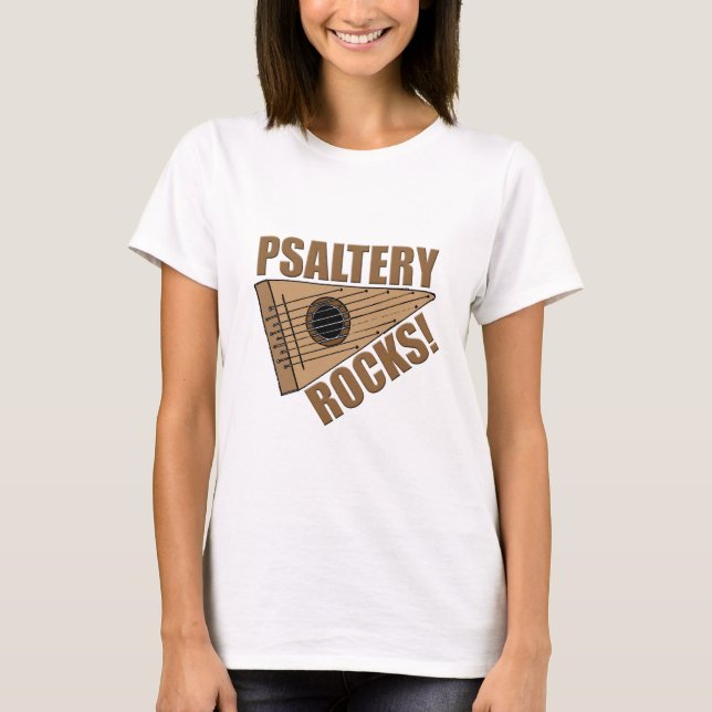 Psaltery Sten! T Shirt (Framsida)