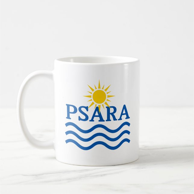 PSARA Grekland, Sol Vågar Kaffemugg (Vänster)
