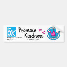 PSBeKind_fredliga lösningar_ Bumper-etikett