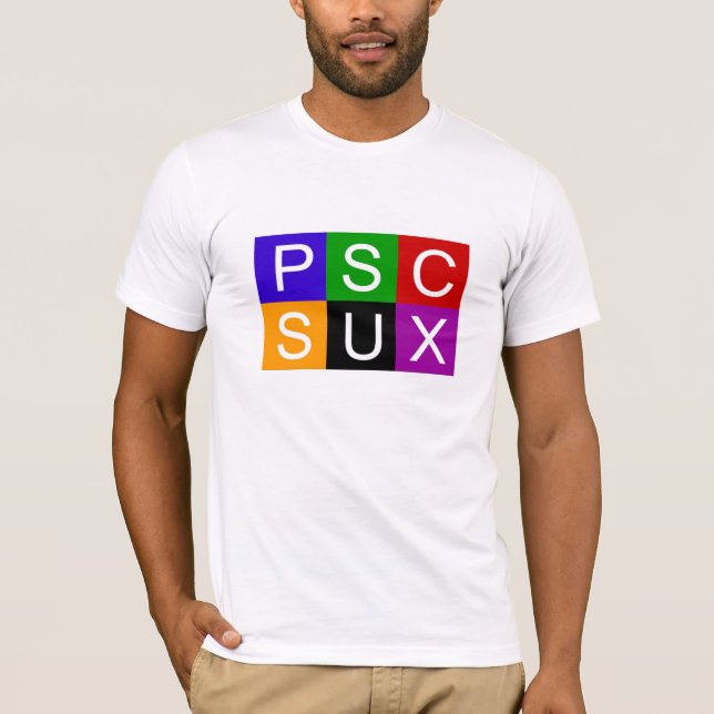 PSC SUX T-Shirt (Framsida)