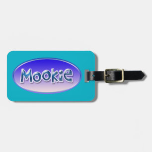 Pseudonymen MOOKIE hänger lös märkren Bagagebricka