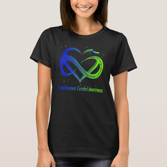Pseudotumor Cerebri Warrior T Shirt (Framsida)
