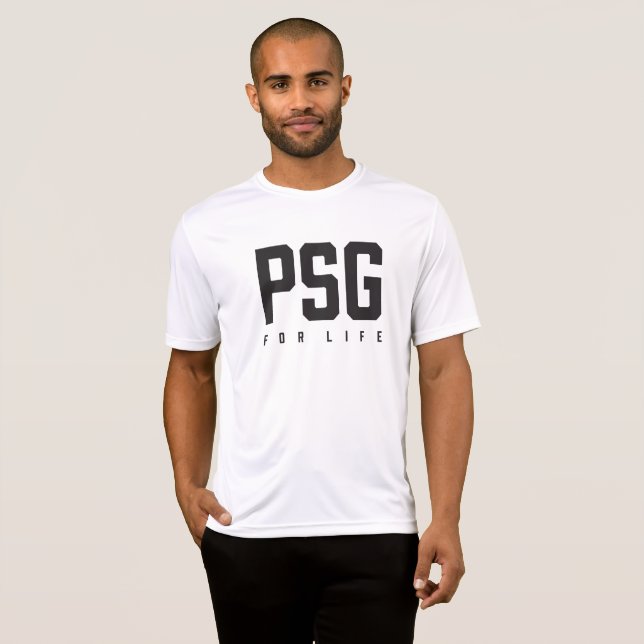 PSG For Life T Shirt (Hel framsida)
