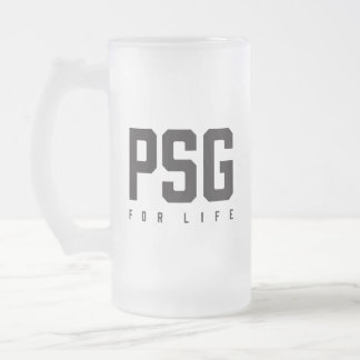 PSG för livet Frostat Ölglas