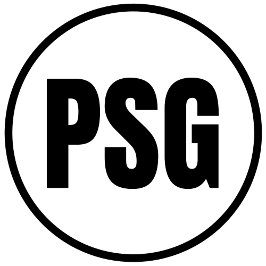 PSG - Petersburg Classic Round Sticker Runt Klistermärke