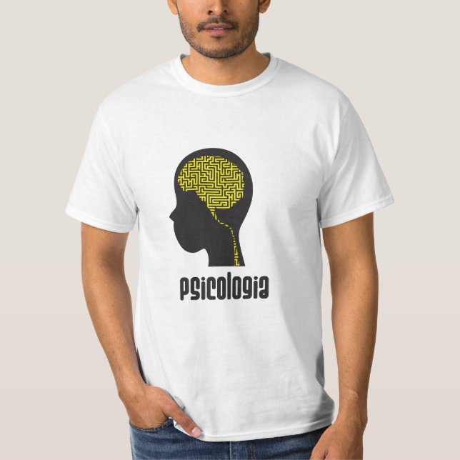 Psicologia (Masculina/Frente) Tee Shirt (Framsida)