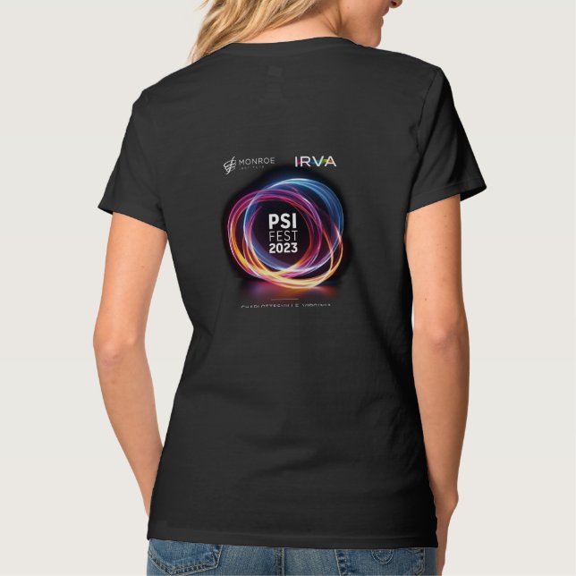 PsiFest2023 Kvinnokonferensen Officiell Shirt T Shirt (Baksida)