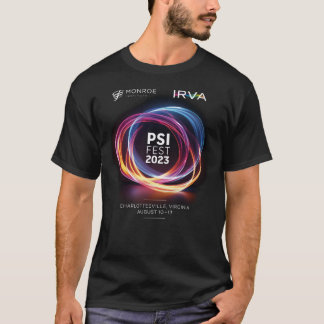 PsiFest2023 Shirt för manar Front & Back-bild T