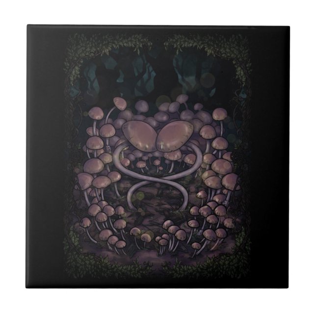 Psilocybe Allenii Kakelplatta (Framsidan)